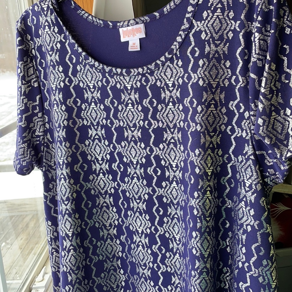 LULAROE silver CARLY DRESS elegant wedding